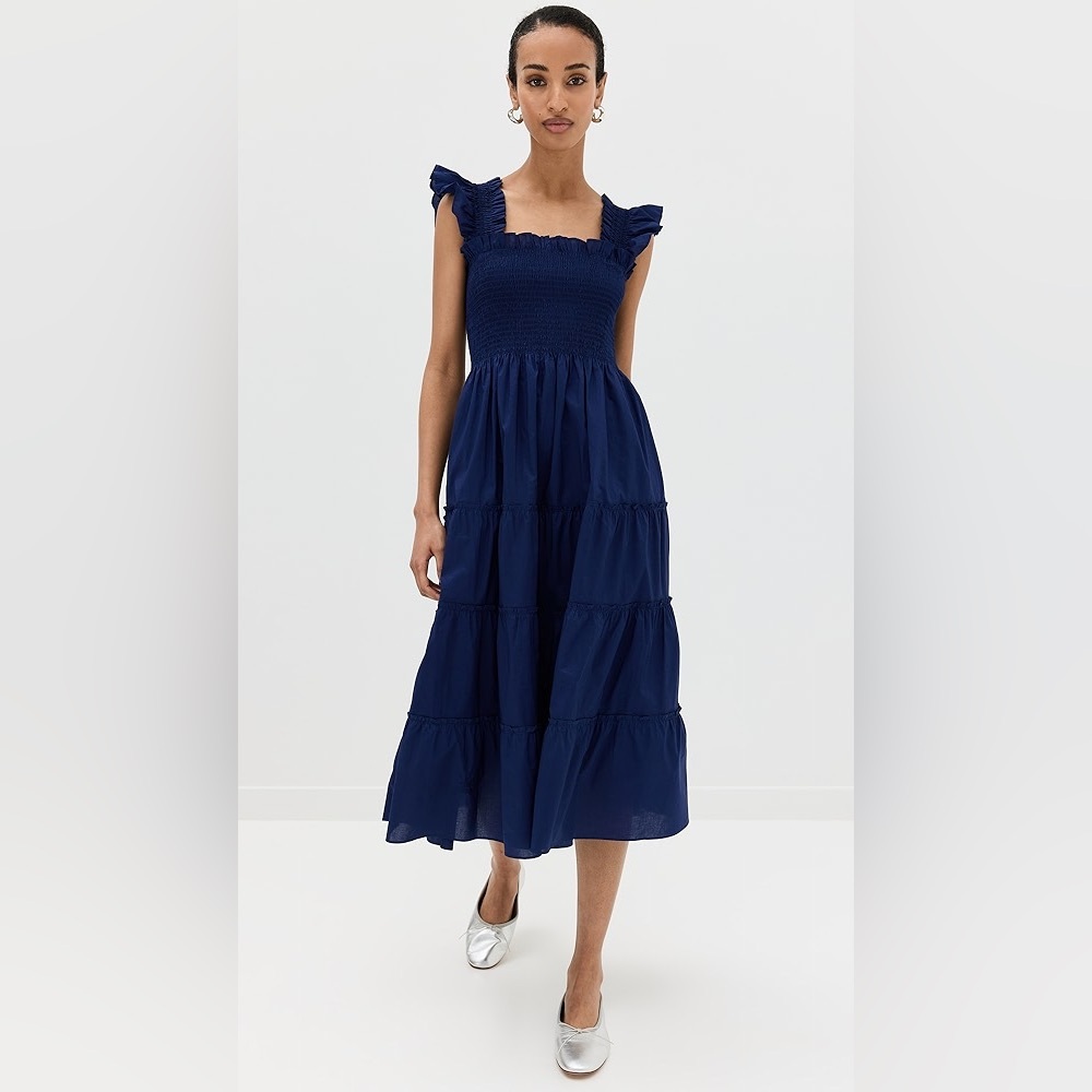 Hill House Navy Cotton Nap Dress